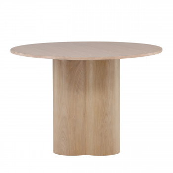 Olivia - Table à manger 4 personnes ronde en bois