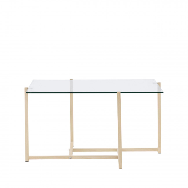 Hybrid - Table basse carrée en bois 80x80cm