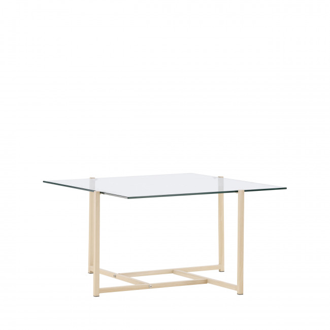 Hybrid - Table basse carrée en bois 80x80cm