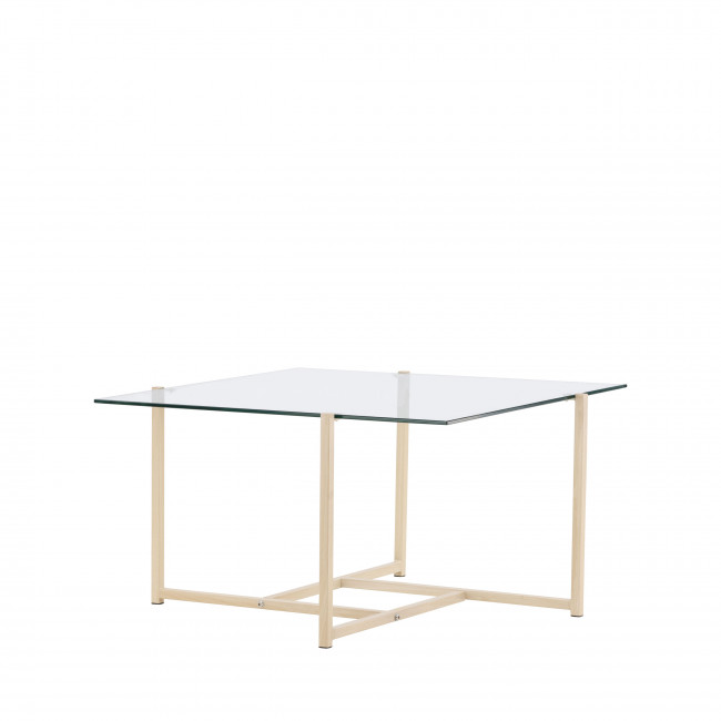 Hybrid - Table basse carrée en bois 80x80cm