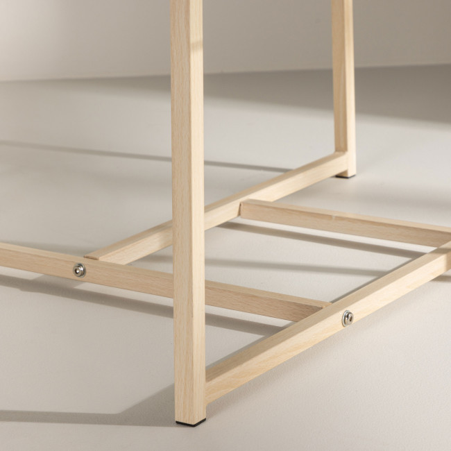 Hybrid - Table basse carrée en bois 80x80cm