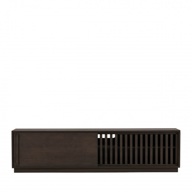Lugo - Meuble TV 2 portes coulissantes en bois L180cm