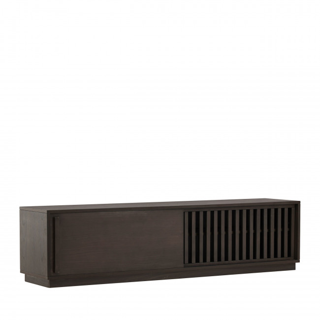 Lugo - Meuble TV 2 portes coulissantes en bois L180cm