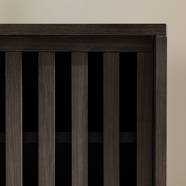 Lugo - Meuble TV 2 portes coulissantes en bois L180cm