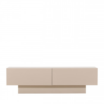Cuenca - Meuble TV 2 portes battantes en bois L160cm