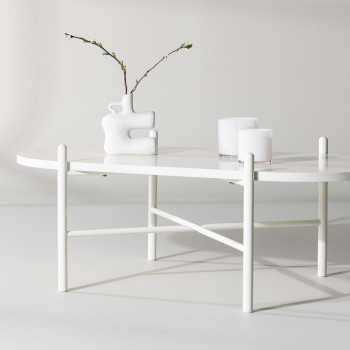 Pueblo - Table basse ovale en bois