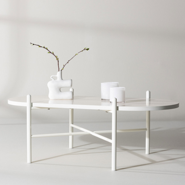 Pueblo - Table basse ovale en bois