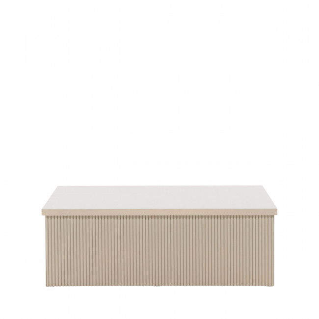 Lenox - Table basse carrée en bois 90x90cm