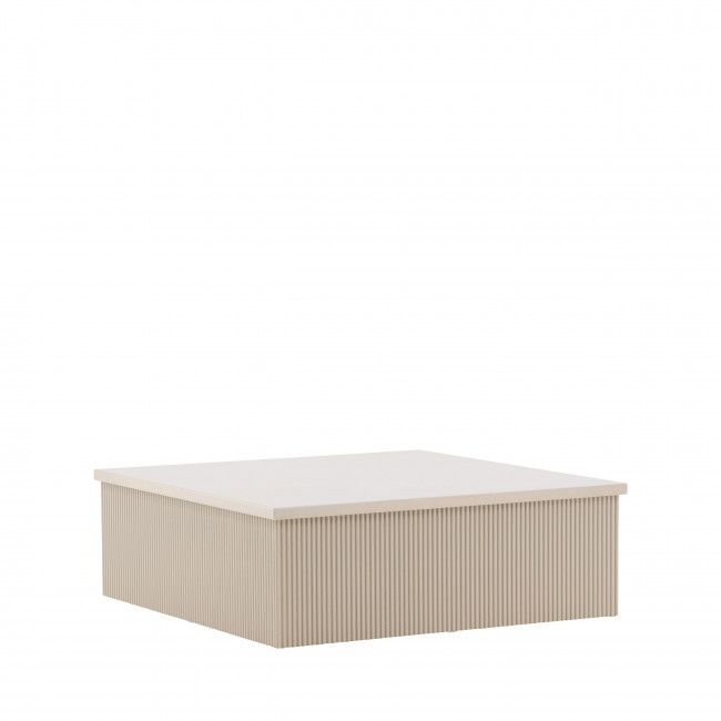 Lenox - Table basse carrée en bois 90x90cm