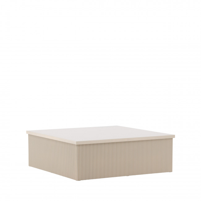 Lenox - Table basse carrée en bois 90x90cm