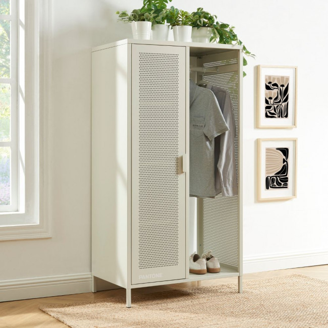 Nino - Vestiaire d'entrée 1 porte en métal PANTONE H145cm