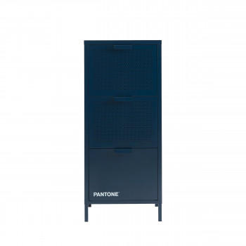 Nino - Petit meuble de rangement 3 tiroirs en métal PANTONE H105cm