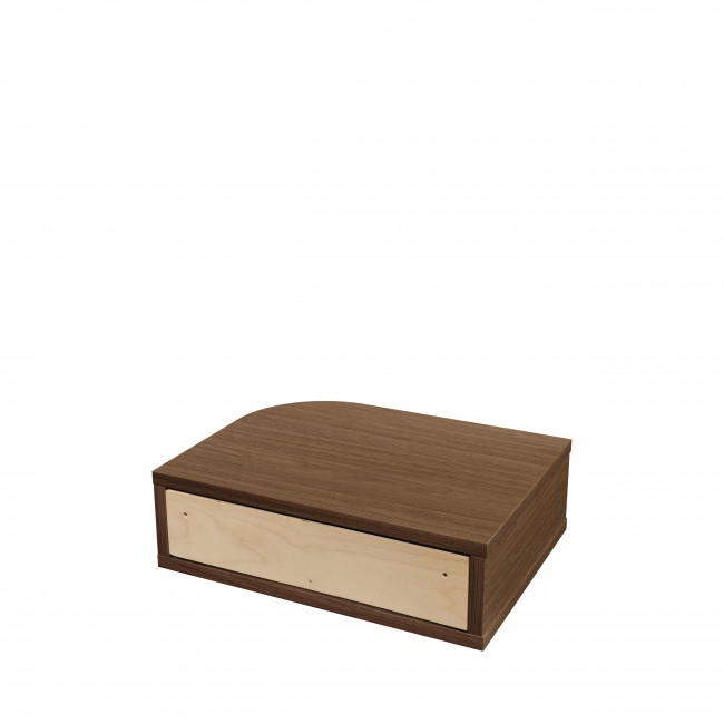 Farsta tambour - Table de chevet murale en bois