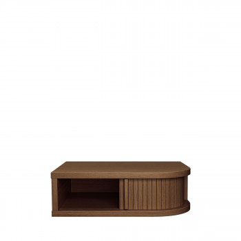 Farsta tambour - Table de chevet murale en bois