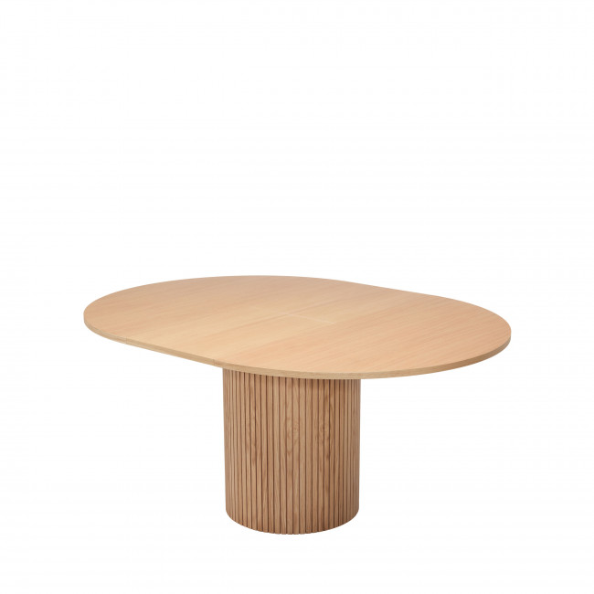 Toscana - Table à manger extensible 4 à 6 personnes en bois ø120-160x120cm