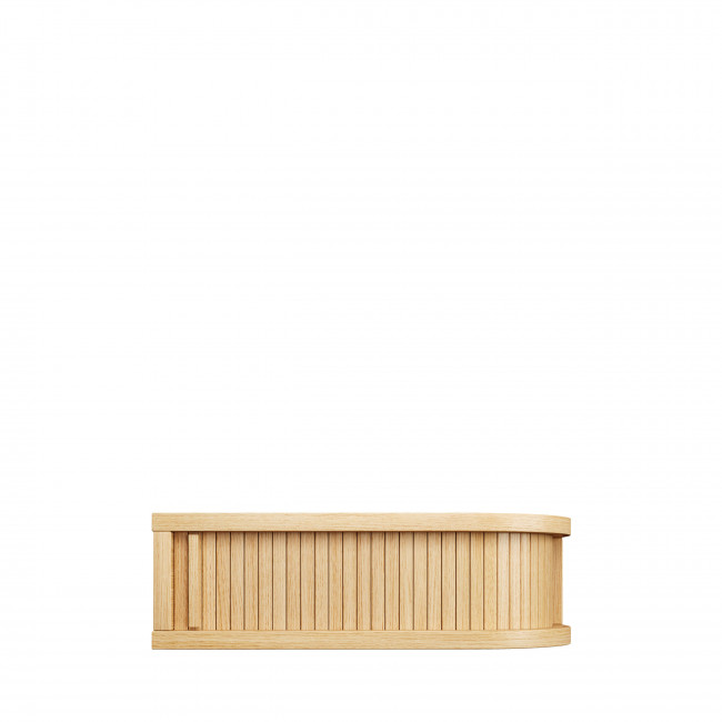 Farsta tambour - Table de chevet murale en bois