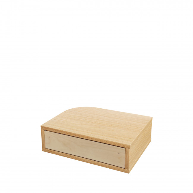 Farsta tambour - Table de chevet murale en bois