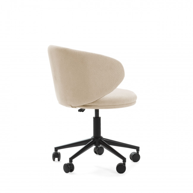 HAVEL - Chaise de bureau en Tissu