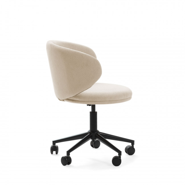 HAVEL - Chaise de bureau en Tissu