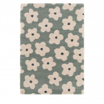 Flora - Tapis contemporain à motif floral