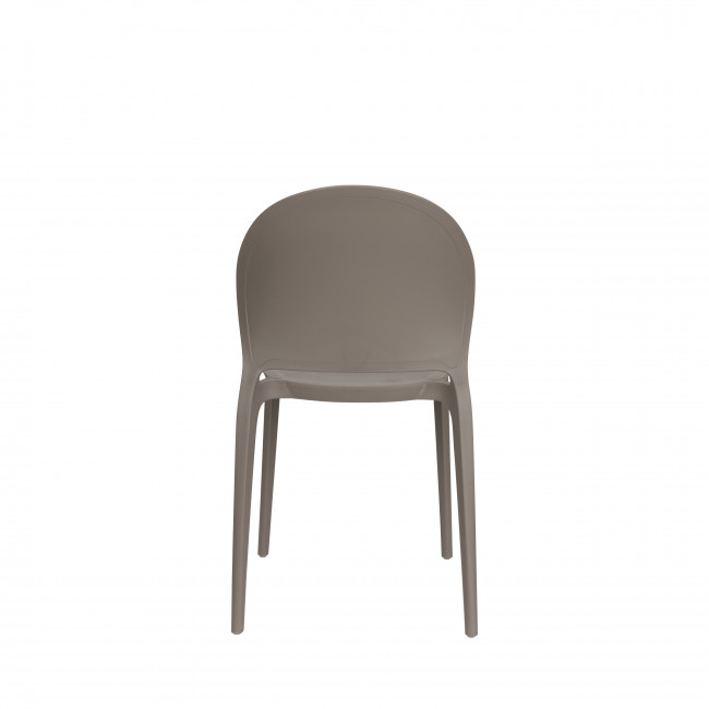 Sjoerd - Lot de 4 chaises intérieur et extérieur en plastique