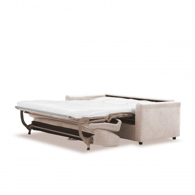 Morena - Canapé convertible ouverture express 3 personnes en tissu