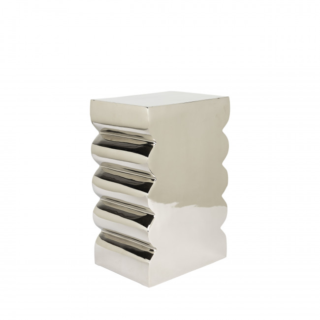 Curves - Table d'appoint en métal 30x21cm