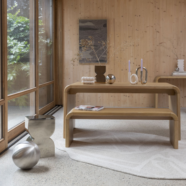 Cones - Table d'appoint en métal 30x21cm