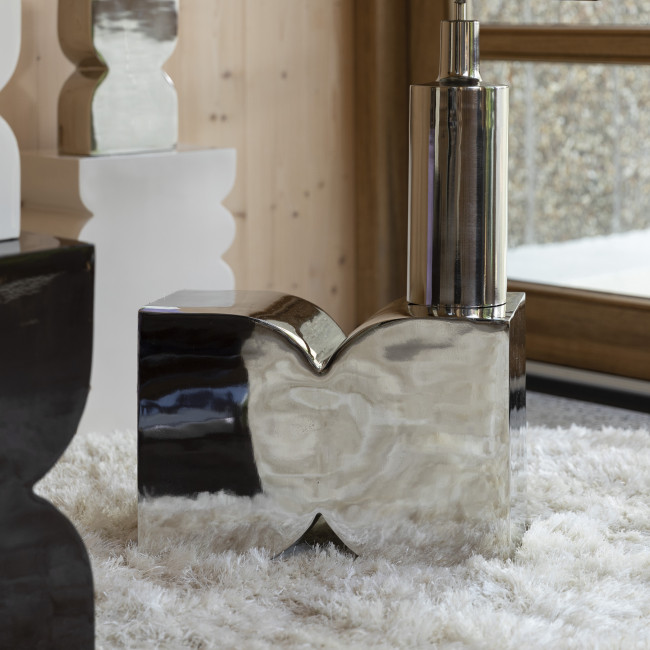 Cones - Table d'appoint en métal 30x21cm