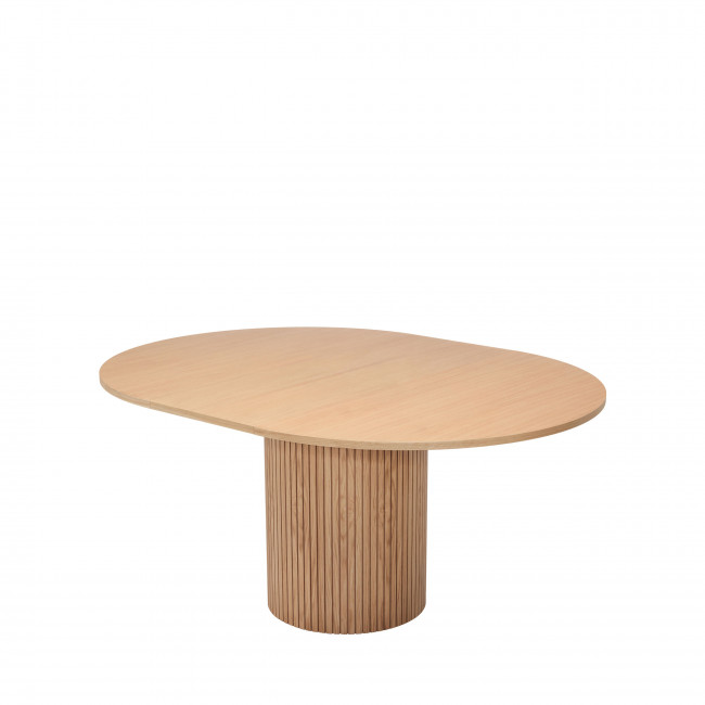 Toscana - Table à manger extensible 4 à 6 personnes en bois ø120-160x120cm