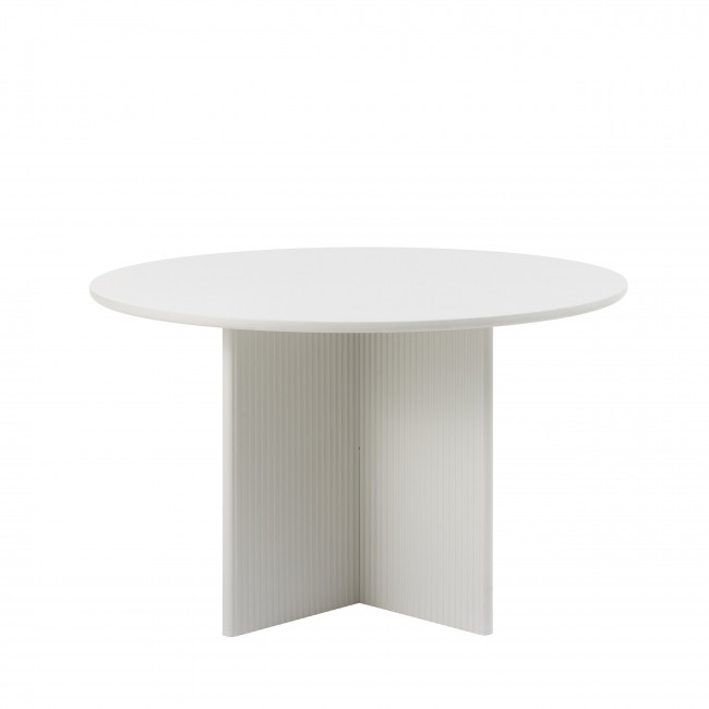 Jura - Table à manger 4 personnes ronde en bois