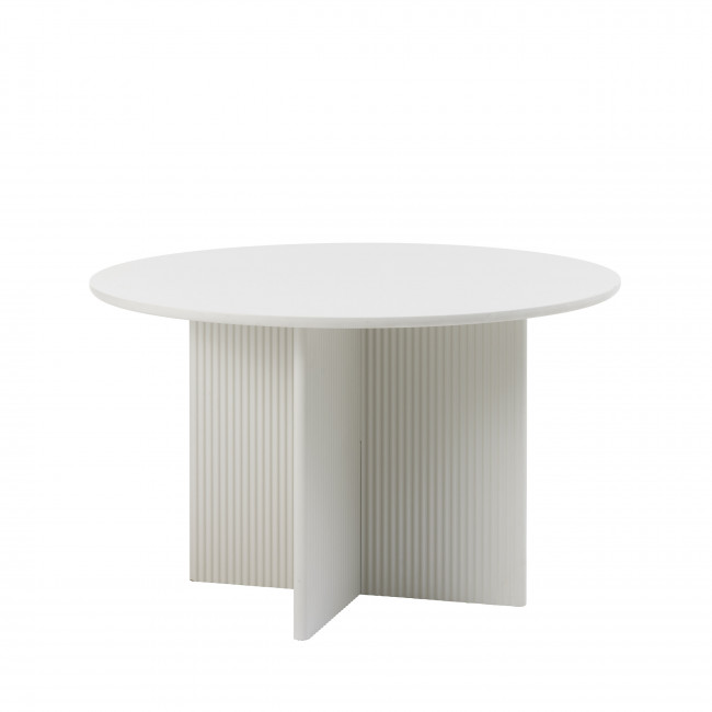 Jura - Table à manger 4 personnes ronde en bois