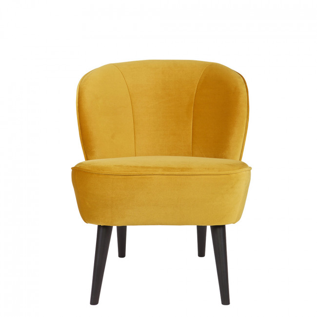 Sara - Fauteuil cocktail en velours