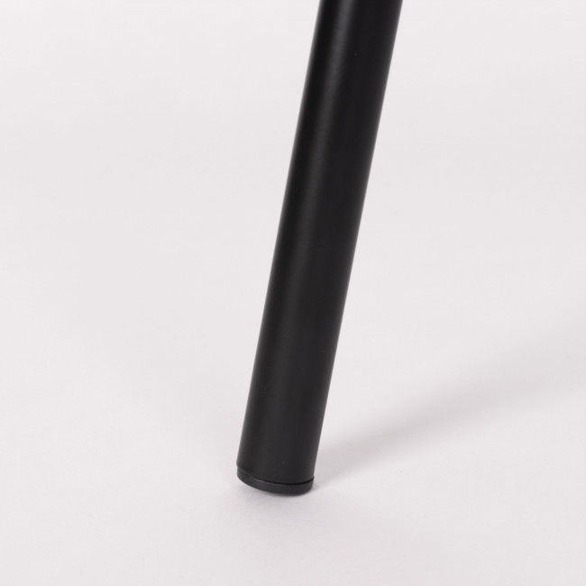 Tjarda - Lot de 2 fauteuils de table en tissu et métal