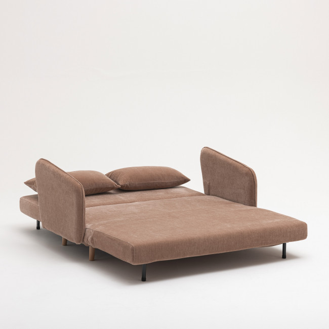 Monica - Canapé convertible 2 personnes en chenille L140cm