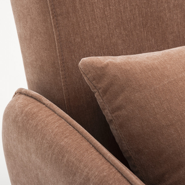 Monica - Canapé convertible 2 personnes en chenille L140cm