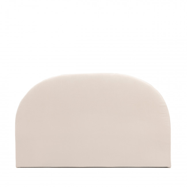 Noussa - Tête de lit en chenille demi-lune L150cm