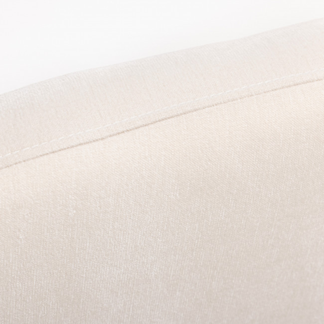 Noussa - Tête de lit en chenille demi-lune L150cm