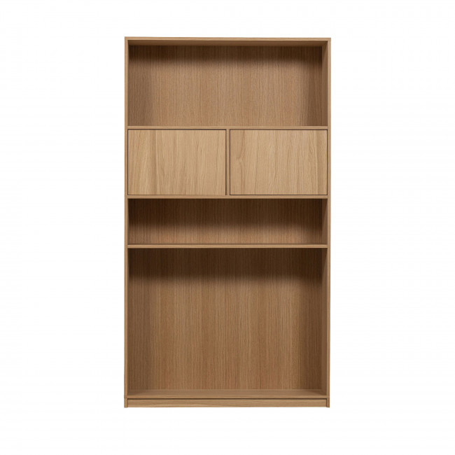 Modulair - Bibliothèque 2 portes en bois H199cm