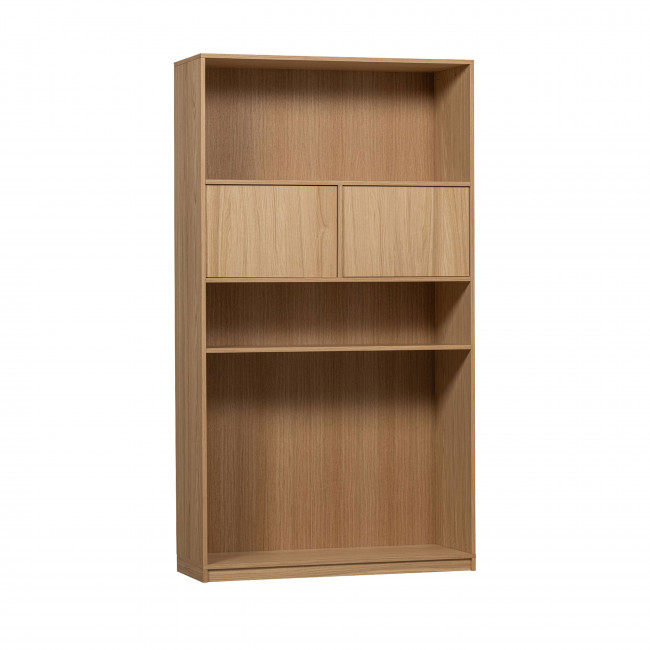 Modulair - Bibliothèque 2 portes en bois H199cm