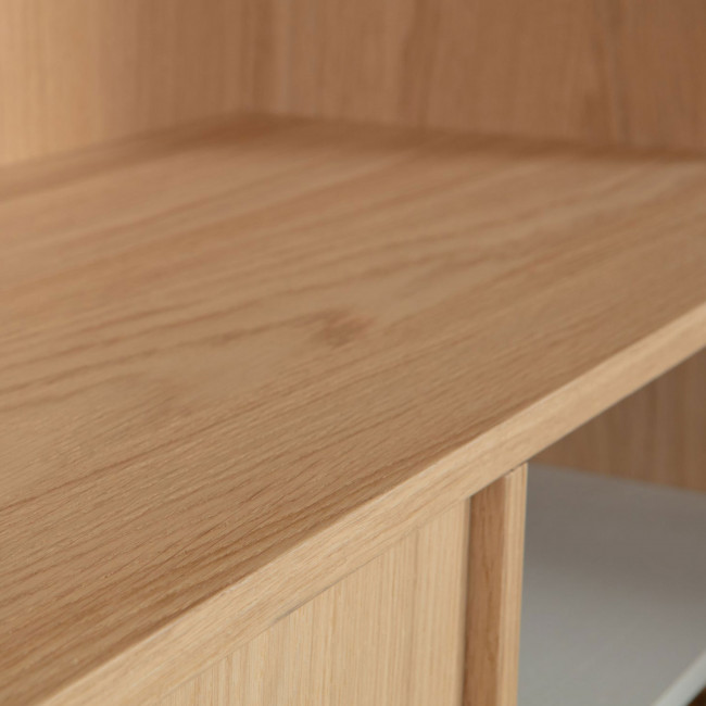 Modulair - Bibliothèque 2 portes en bois H199cm