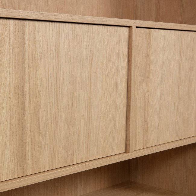 Modulair - Bibliothèque 2 portes en bois H199cm