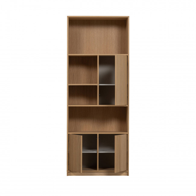 Modulair - Bibliothèque 3 portes en bois H199cm