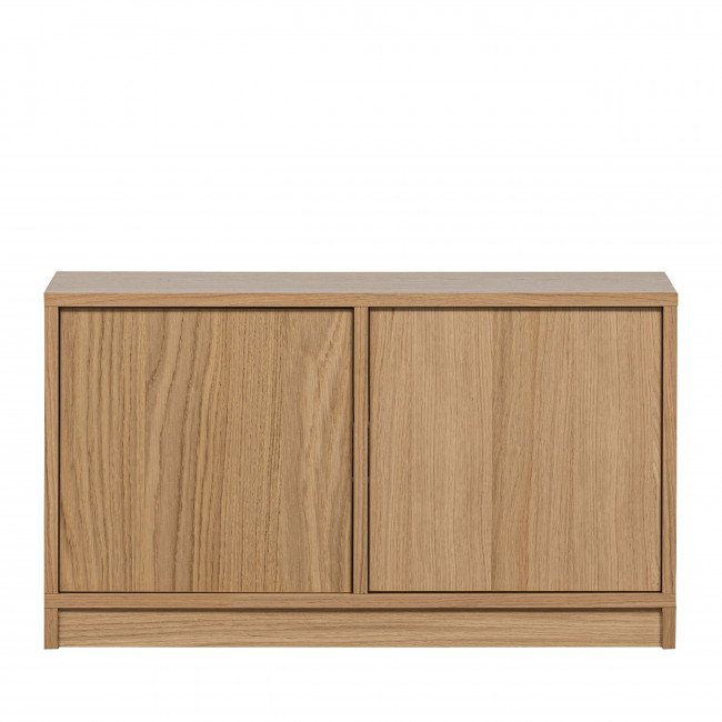 Modulair - Meuble TV 2 portes en bois L77cm