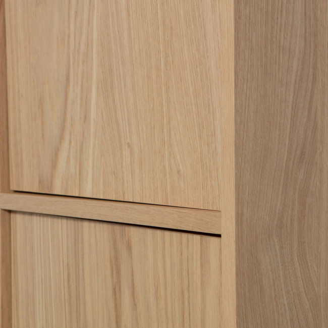 Modulair - Colonne de rangement 2 portes en bois H199cm