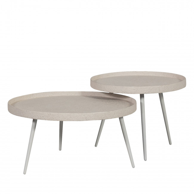 Bounds - Table basse ronde en métal ø76cm