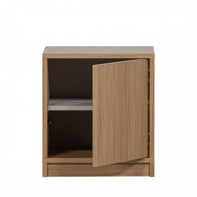 Modulair - Meuble TV 1 porte en bois L40cm