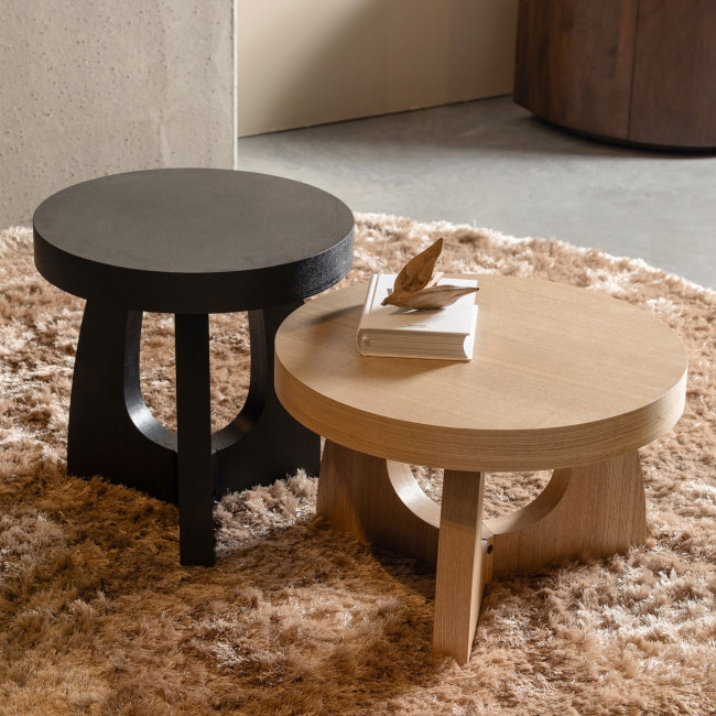 Tala - Table d'appoint ronde en bois ø45cm