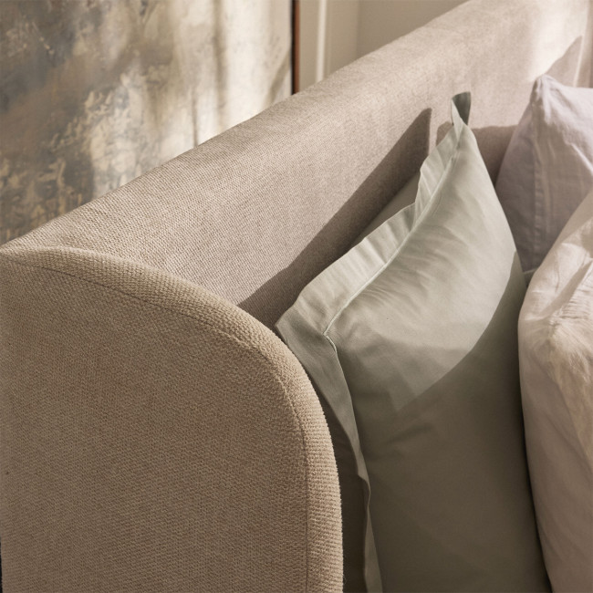 Cali - Lit coffre en tissu 160x200cm