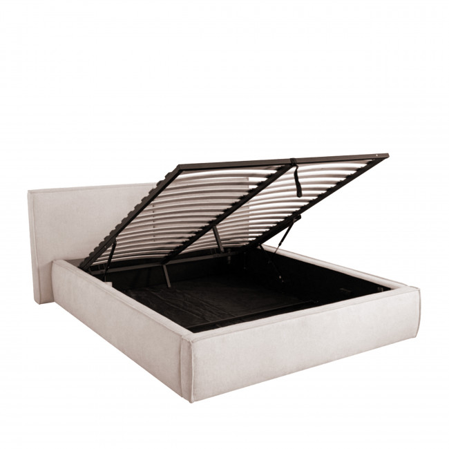 Liberia - Lit coffre en tissu 140x190cm